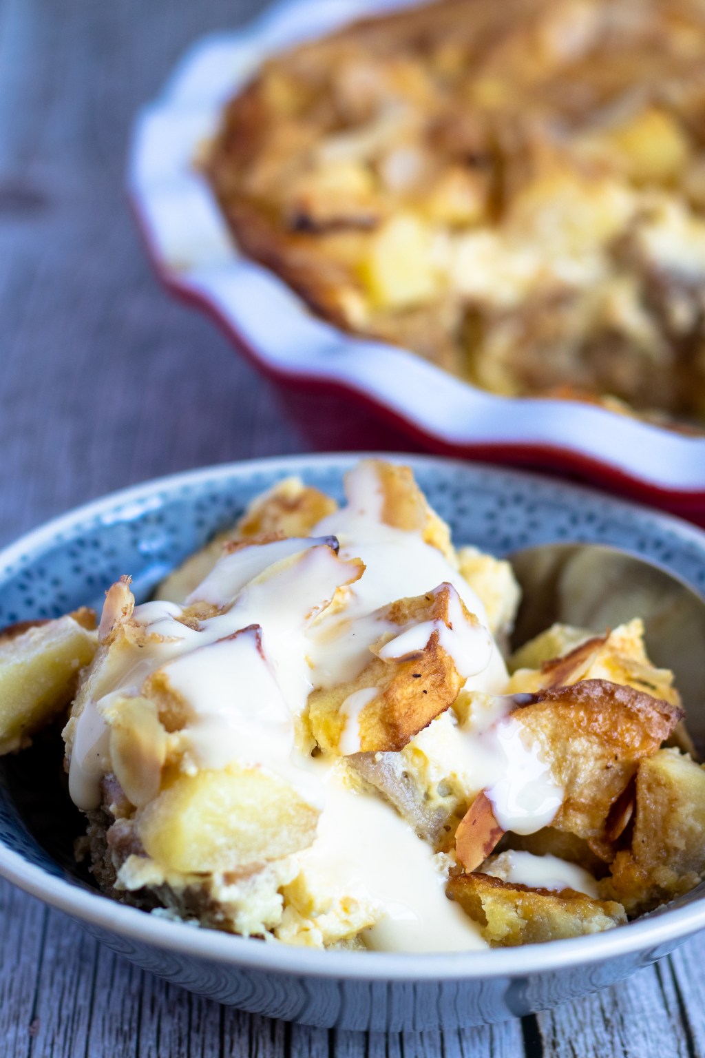 Sourdough Custard Bake with&nbsp;Apples